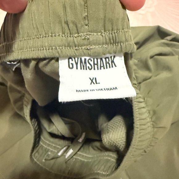 Gymshark XL Olive High Waist Workout Shorts Athletic Gym Fitness Training - Picture 3 of 3